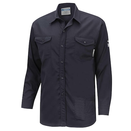 Oberon Men's Button-Up Shirt, 10 cal/sq cm, XL ZFI509-XL